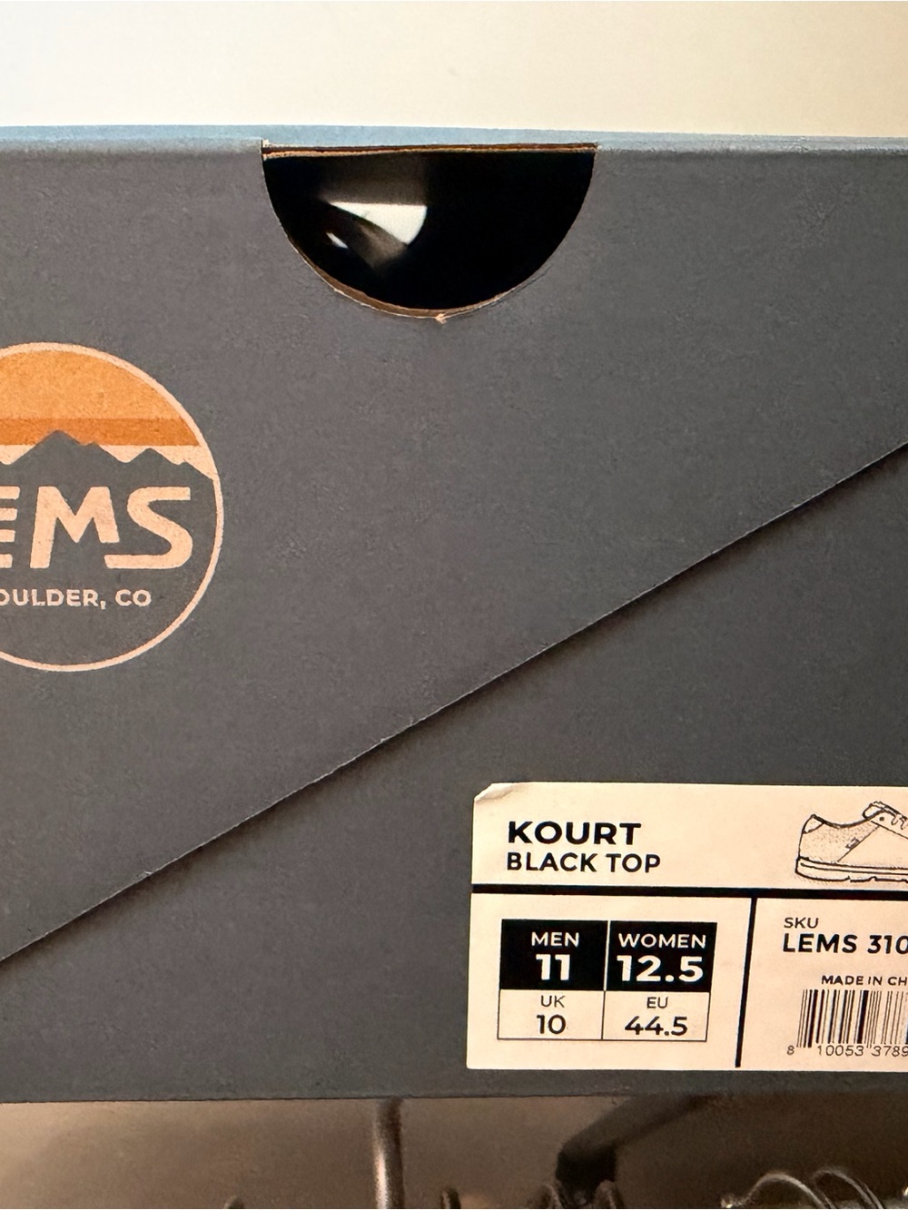 Lems Kourt Black Top Men’s Casual Sneakers - Black